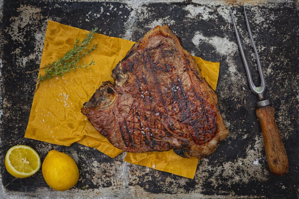 Florentine steak at Trattoria Nerone